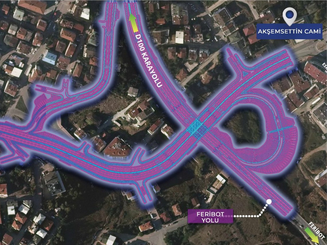 Cengiz Topel Caddesi Eskihisar Feribot Yolu Bağlantısı