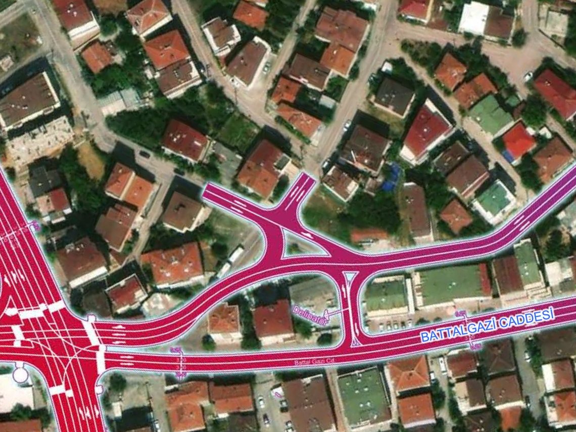 Okul - Battalgazi ve Atatürk Caddeleri Trafik Düzenlemesi