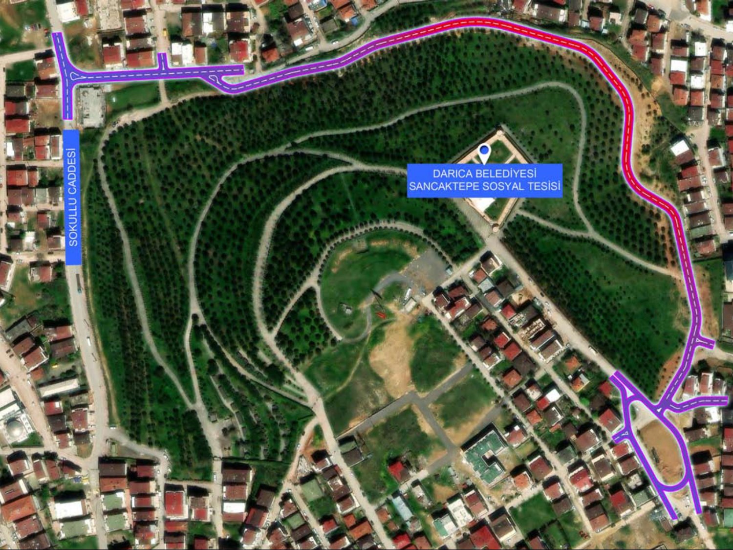 Şehit Tahsin Sarıtosun - Telsiz Sokak - Sancaktepe Bağlantı Yolu