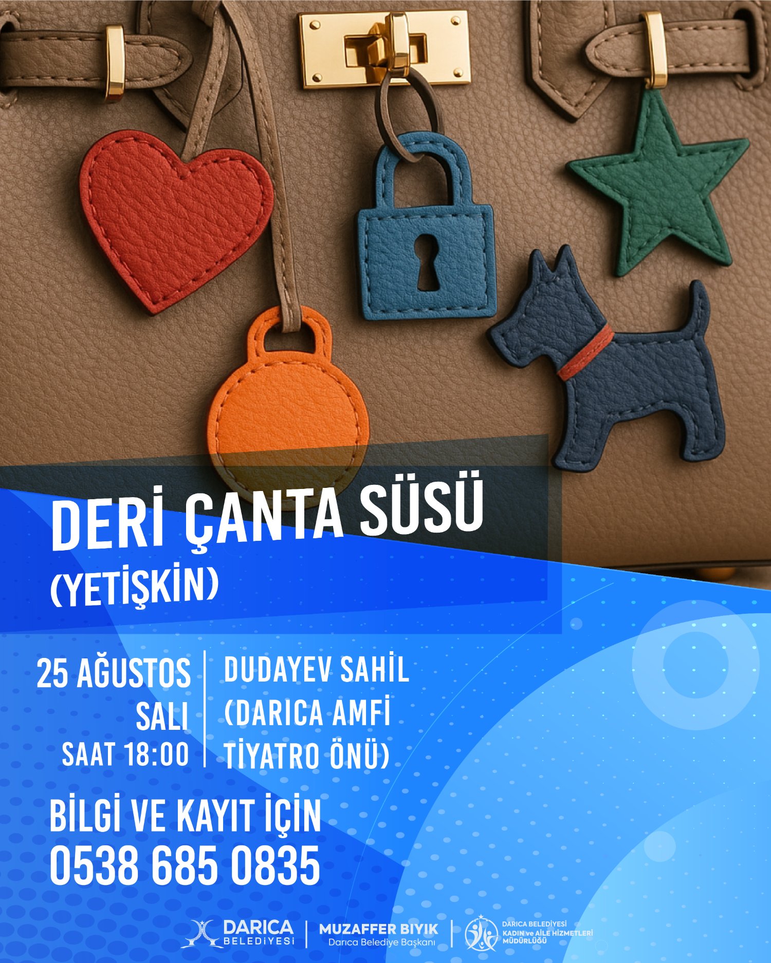Deri Çanta Süsü (YETİŞKİN)