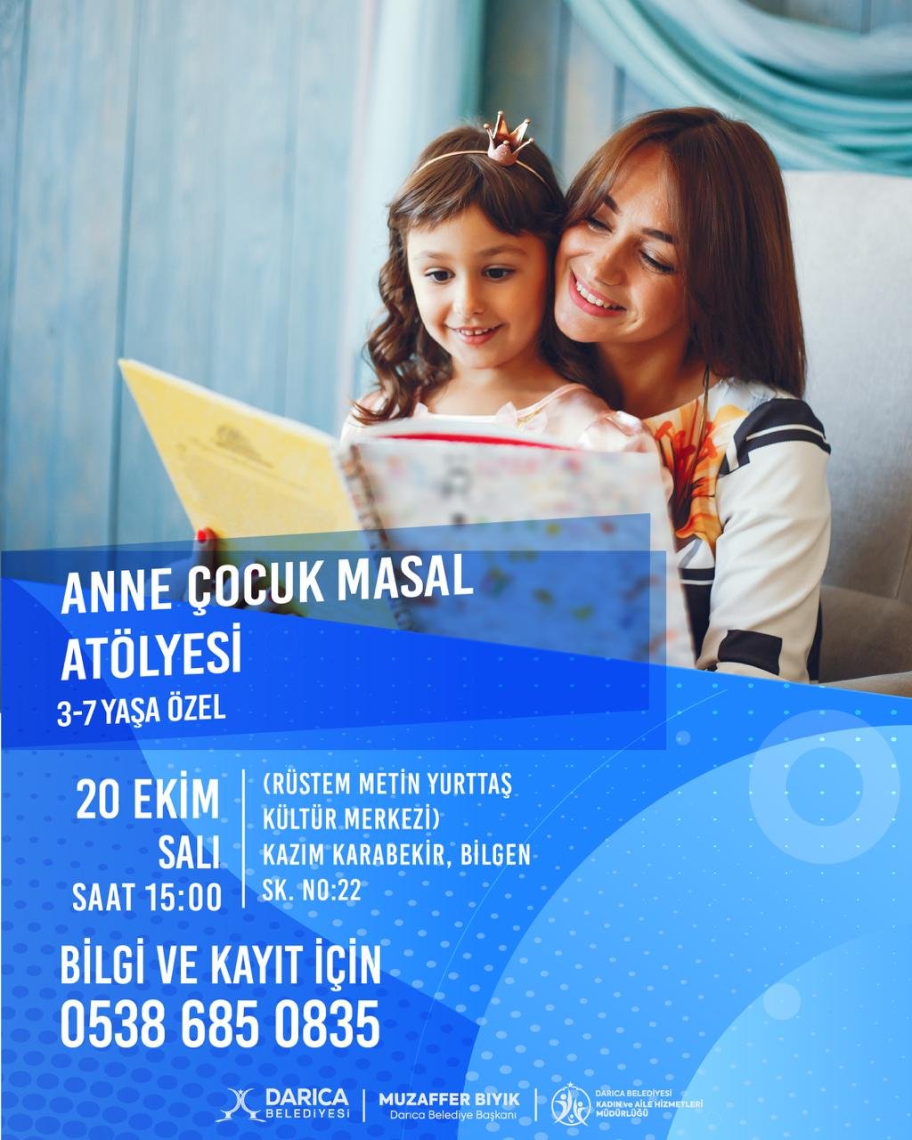 ANNE ÇOCUK MASAL ATÖLYESİ 3-7 YAŞA ÖZEL