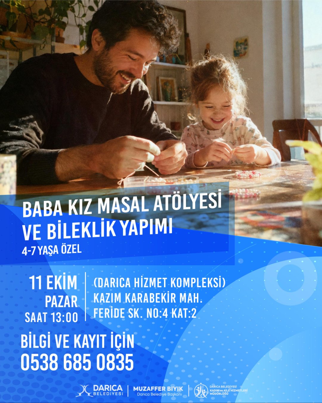 Baba Kız Masal Atölyesi ve Bileklik Yapımı