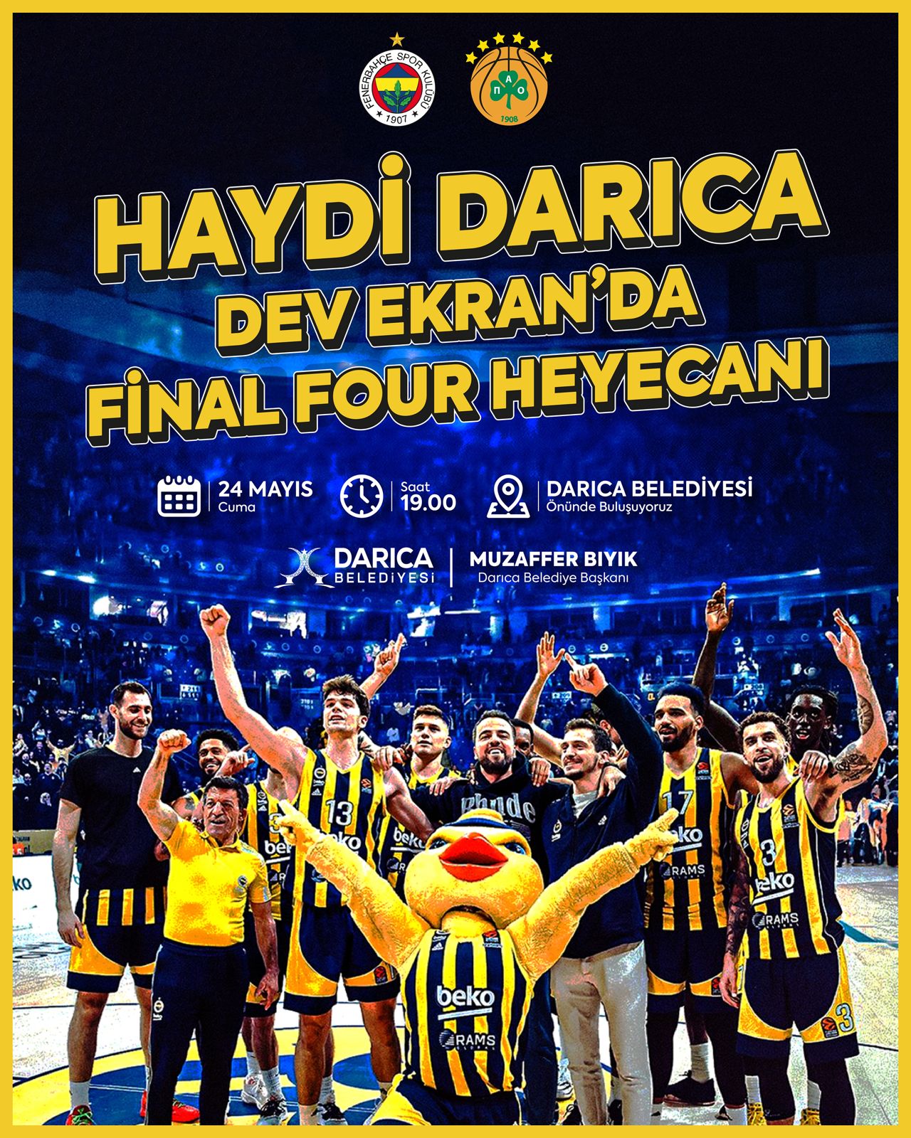 Final Four heyecanı Darıca’da yaşanacak