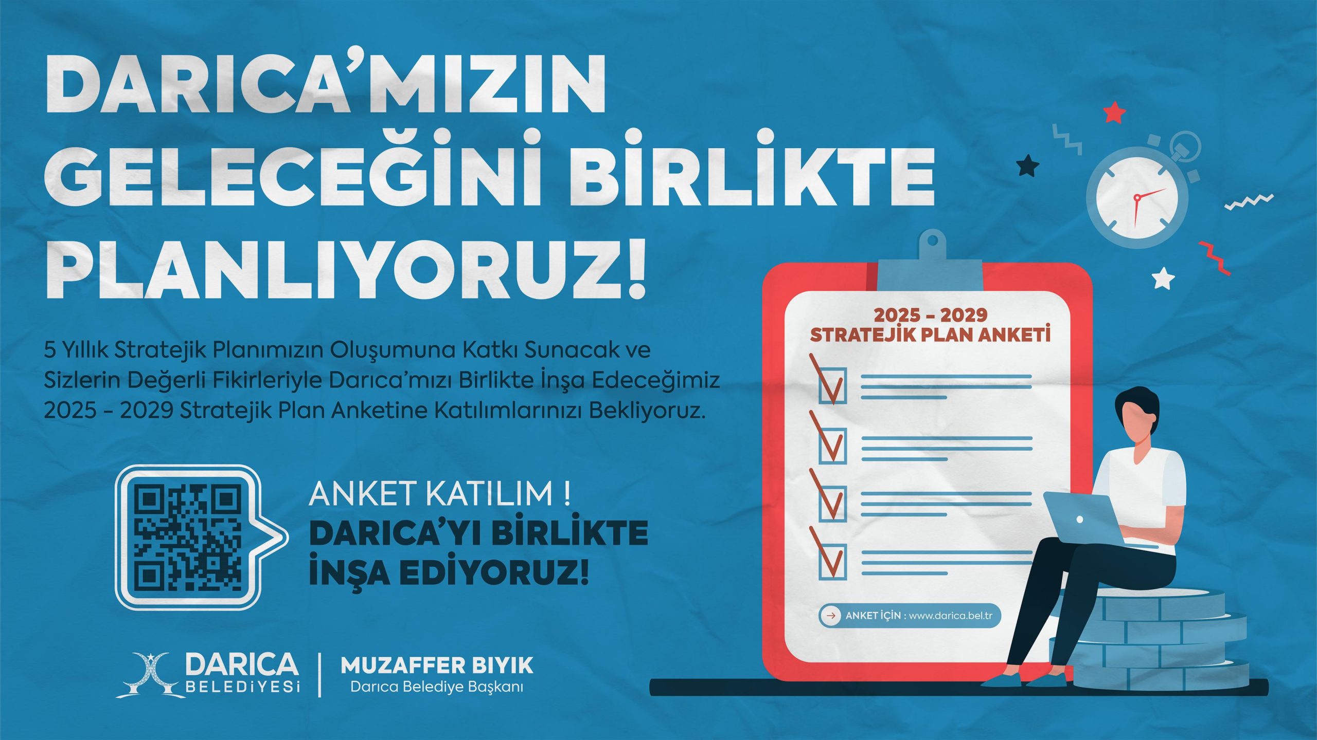 Darıca’nın 2025-2029 yol haritası anketle belirleniyor