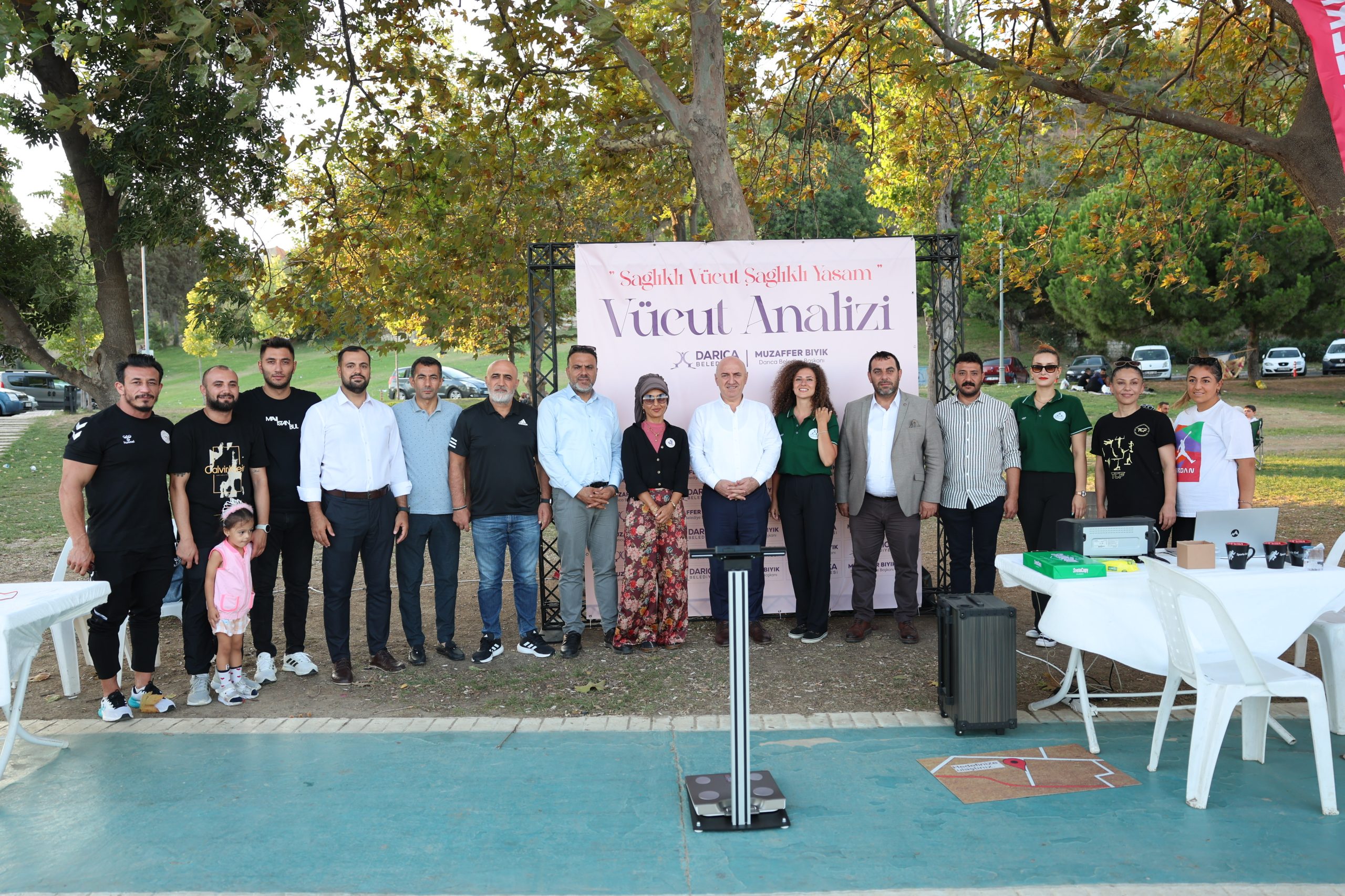 Darıcalılar sağlıklı vücut yaşam analizi ile spora yönlendiriliyor