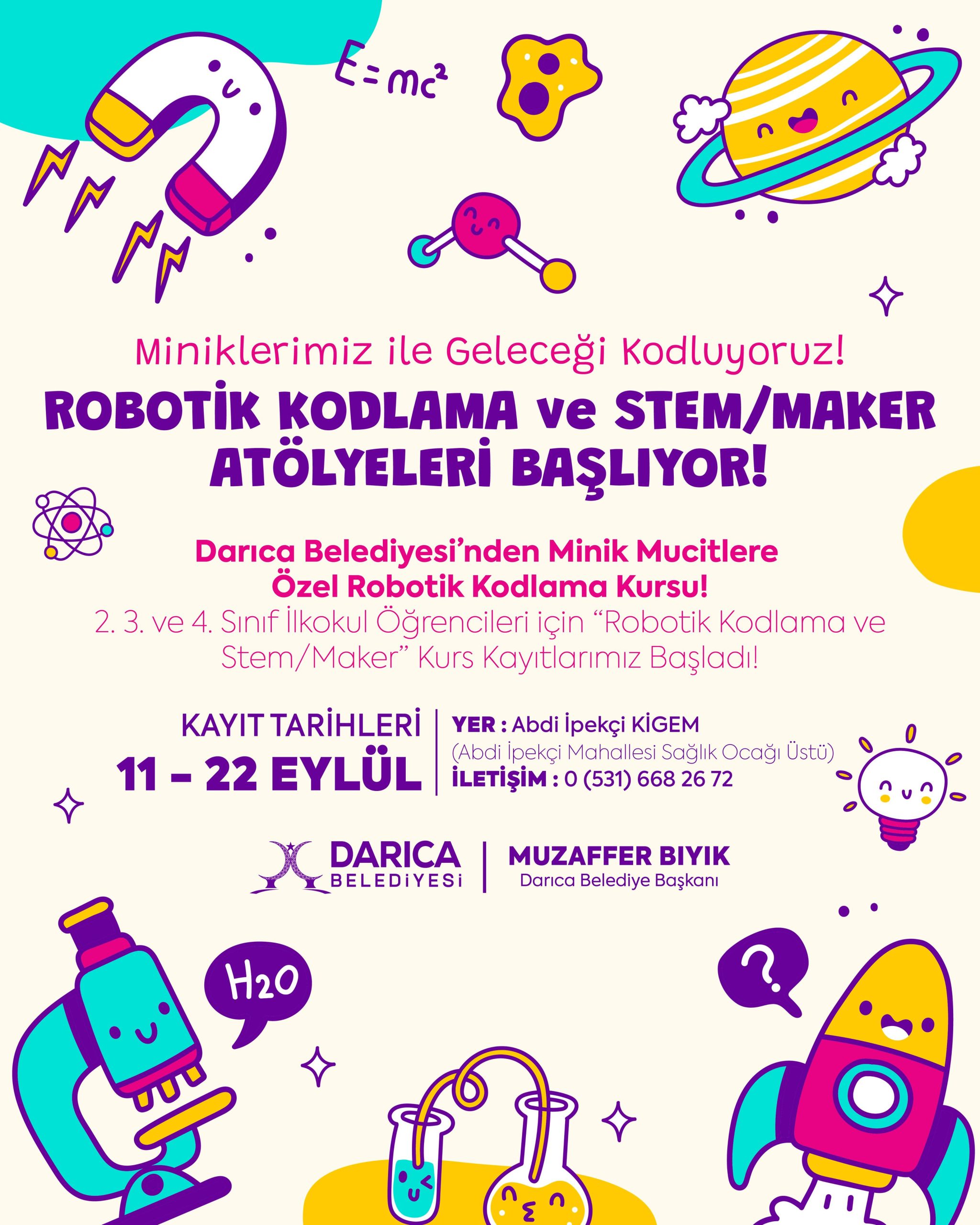 Geleceğin bilim insanları Darıca’da yetişecek